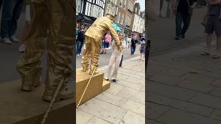 Spirit HALLOWEEN Levitating GOLDMAN Statue SCARE FAIL! Uno REVERSE!? ​⁠@silvermanstatueofficial