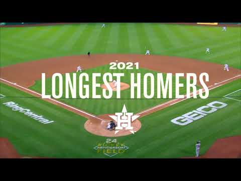 Top 10 Longest Astros HOME RUNS in 2021 video clip