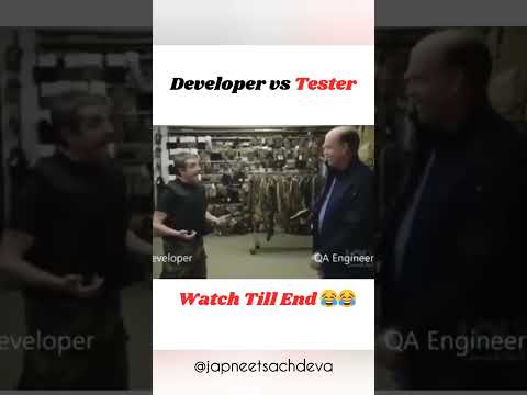 Developer vs Testers #developers #tester #qa