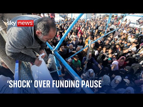 Gazans 'shocked' as countries pause funding to UN aid agency | Israel-Hamas war