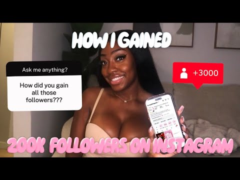 HOW I GAINED 100,000 FOLLOWERS IN 6 MONTHS! ☺️