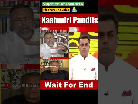 Sushant Sinha Thug Life Kashmiri Pandits #shorts #trending #debate