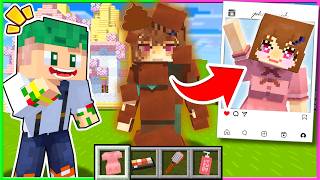 『ボロボロの女の子』を可愛くする！大変身させてモテモテ女子にするマインクラフト🧼👄💄【まいくら・Minecraft】よろずや🍭