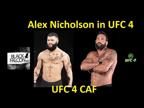 Как создать Алекса Николсона в UFC 4