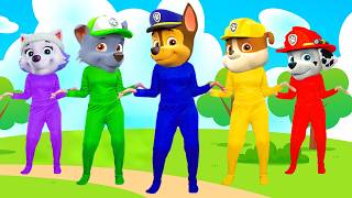Family Paw Patrol Finger Family Song - Learn Colors with the Finger Family | Nursery Rhymes