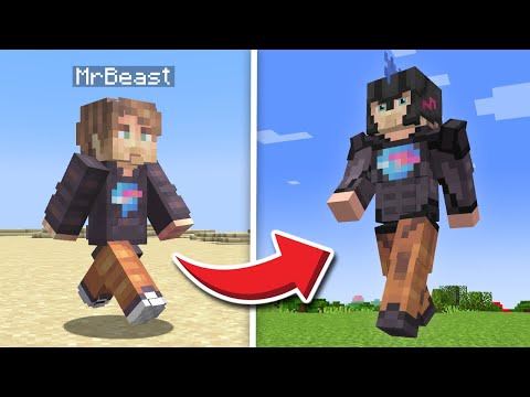 How I added MrBeast to Minecraft using 760,000 commands...