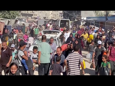 Gazans forced to evacuate in search of 'safe zones'