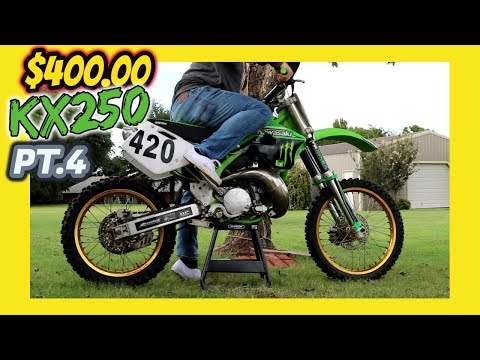 $400.00 KX250 Build Pt.4 Final Assembly. The Bike is DONE!!!