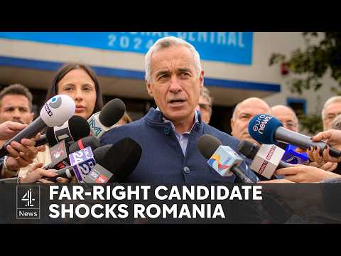 Far-right candidate takes shock lead in Romania election