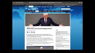 Frank-Walter Steinmeier zu 100 Jahre Novemberrevolution 1918/19 in Deutschland