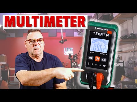 Cheap Voltage Resistance Multimeter for Workshop Use - Tesmen TM-510