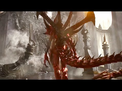 DIABLO 3 Diablo Enters Heaven Scene Cinematic 4K