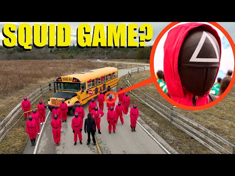 if you ever see the Squid Game School Bus, Drive Away Fast!! (They will force you to play)