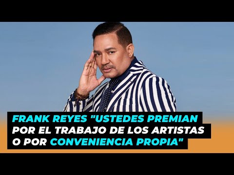 Frank Reyes para acroarte "Ustedes premian por el trabajo de los artistas o por conveniencia propia"