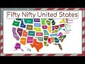 States Mentioned in 'Fifty Nifty'