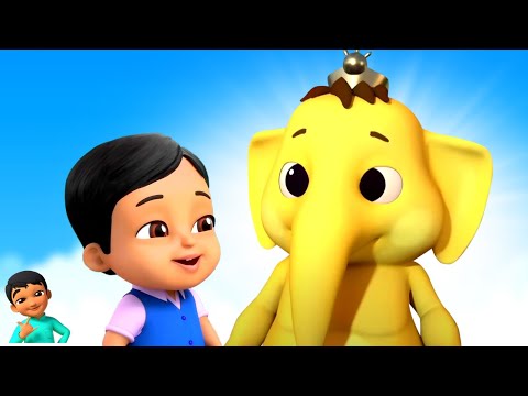 Golu Molu Hathi Raja | हाथी राजा कहां चले | Animal Song | Hindi Nursery Rhymes