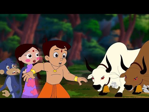 Chhota Bheem vs Angry Bulls 🐂 | Jungle Adventure | Hindi Cartoon for Kids