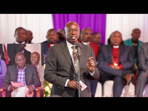 "KAMA WEWE NI MWANAUME SI UKUJE MT KENYA NA BIBLIA MBONA UNAOGOPA SASA" ~GACHAGUA CHALLENGE RUTO