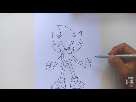 COMO DESENHAR O SONIC !!!