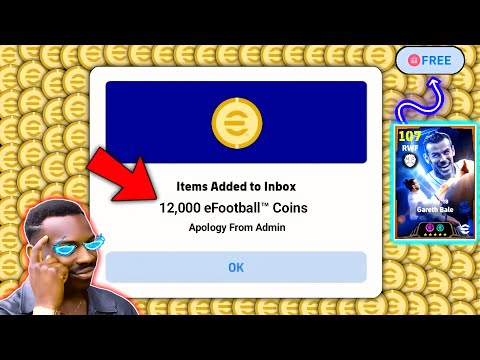 How To Get Free 12000 Coins & Free Gareth Bale In eFootball 2025 Mobile