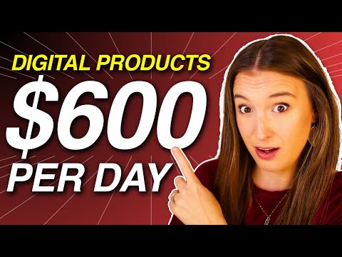 3 Digital Products making $600/DAY (that anyone can sell starting from zero)