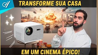 BYINTEK LOVE U12: Projetor Full HD 1080P com até 250" Polegadas e WiFi 6 e Android