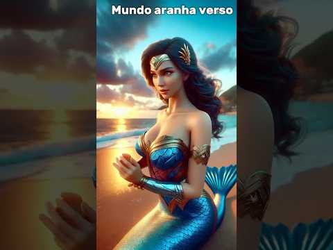 Supergirl ENCANTA todos com seuLINDO vestido sereia! #marvel #shorts #spiderman #homem-aranha