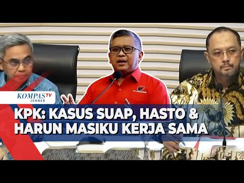 [FULL] KPK Beberkan Peran Hasto Jadi Tersangka: Lakukan Suap dan Rintangi Penyidikan Harun Masiku