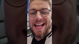 Trying a pie at Stamford bridge