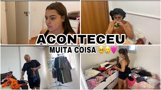 TUDO ACONTECEU, RANQUEI CINCO DENTES, FAXINA, MUITO TRABALHO