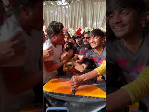 Bro messed with wrong guy ๐ wait for end ๐ฅ #armwrestlingcompitition #armwrestler #sport #comedy