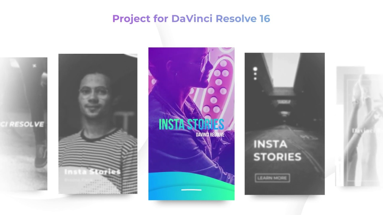 Instagram Stories - Davinci Resolve Templates