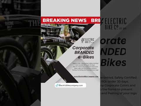 Corporate Branded e-Bikes Made in USA