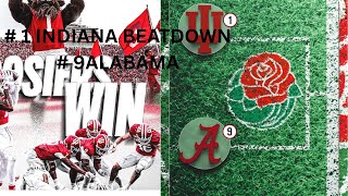 #1 Indiana Hoosiers Beatdown #9 Alabama 38-3