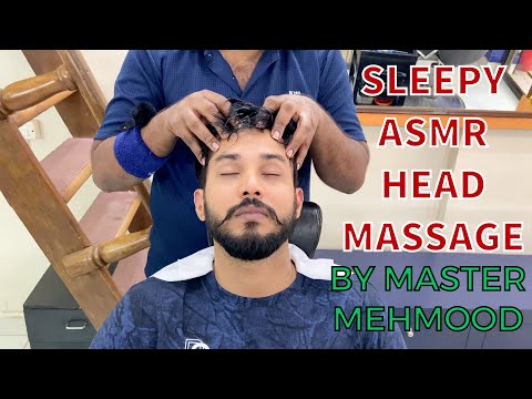 Sleepy ASMR Indian Barber Head Massage By Master Mehmood (Shantanu)