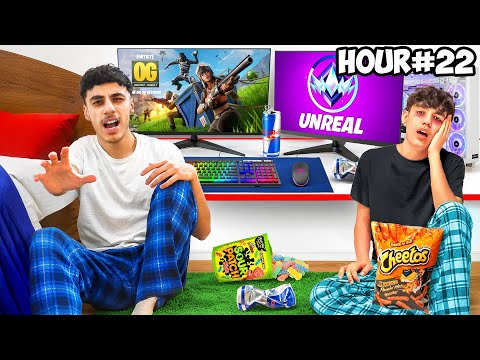 Brothers Stay Awake for 24 Hours to Play OG Fortnite! (Chapter 1)