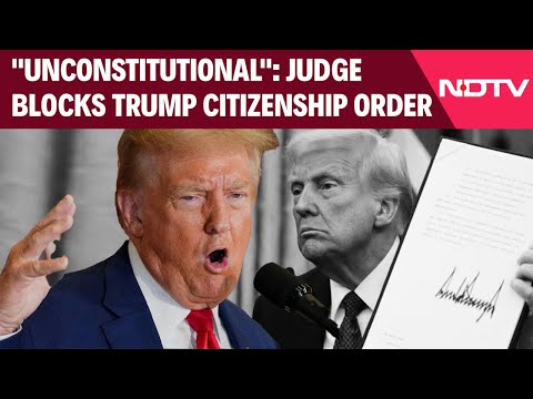 Trump Citizenship Order | Donald Trump News |  US Citizenship By Birth | USA News | Trump News