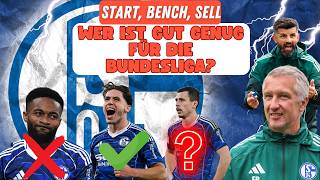 START, BANK ODER VERKAUF? 📊 Das große S04-Kaderzeugnis für die Bundesliga!