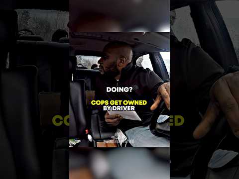 Cops get owned by driver! #shorts