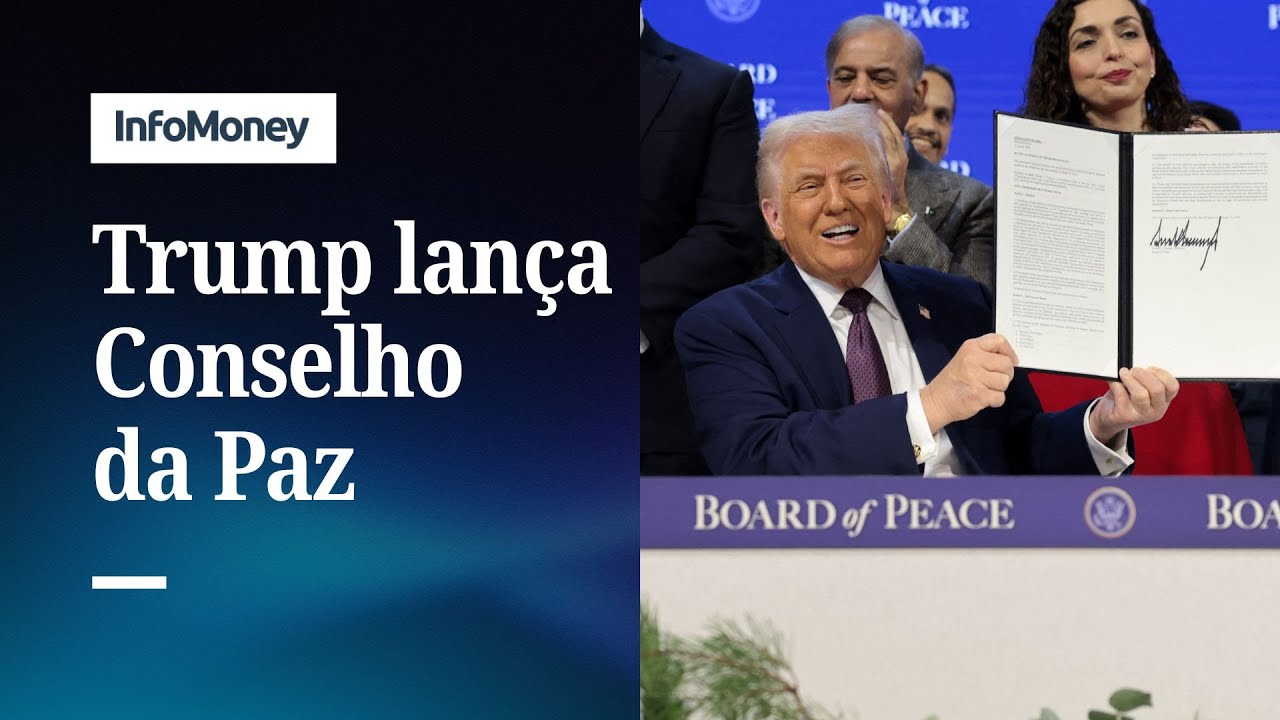 Trump lança Conselho da Paz, que alguns temem substituir a ONU | InfoMoney News