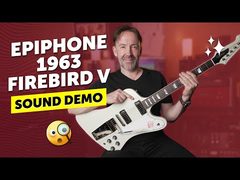 Inspired by Gibson Custom | Epiphone 1963 Firebird V w/ Maestro Vibrola Reissue | Sound Demo
