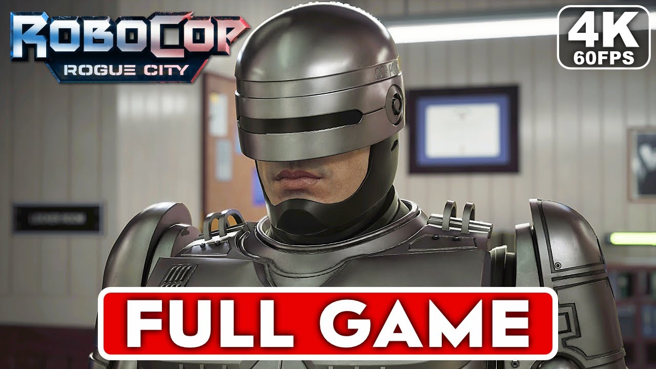 ROBOCOP ROGUE CITY Gameplay Walkthrough Part 1 FULL GAME
