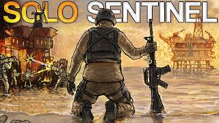 YouTube thumbnail for Blooprint's video titled 'The Solo Sentinel - Rust'