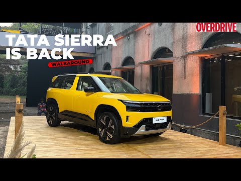 Tata Sierra Walkaround | First Look In Production Form #OVERDRIVE