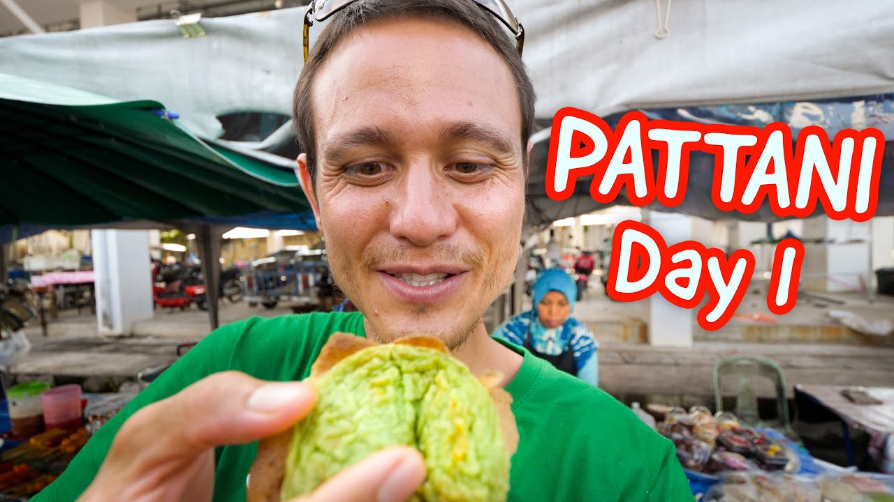 Day 1 in Pattani, Thailand - Street Food Snacks + Amazing Culture! - Mark Abroad