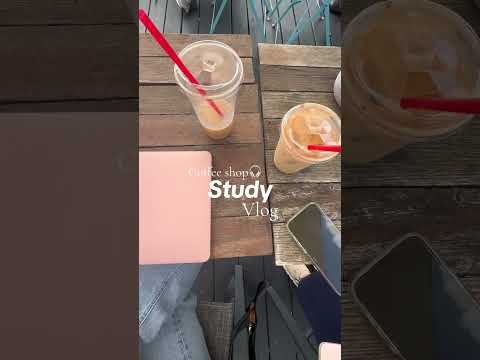 Who else loves a good coffee study vlog?