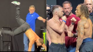 БИТВА ВЗГЛЯДОВ: Петр Ян vs Макги, Шара Буллет  VS Баррио, Уиттакер VS Де Риддер / UFC АБУ-ДАБИ