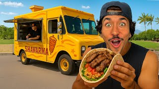 Eating Random Food Trucks For 24 Hours in Texas