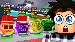 Mega Ouverture de 300 LUCKY BLOCKS ADMIN dans Steal a Brainrot...