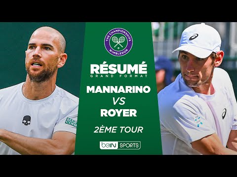 WIMBLEDON : Adrian MANNARINO vs Valentin ROYER | 2e tour